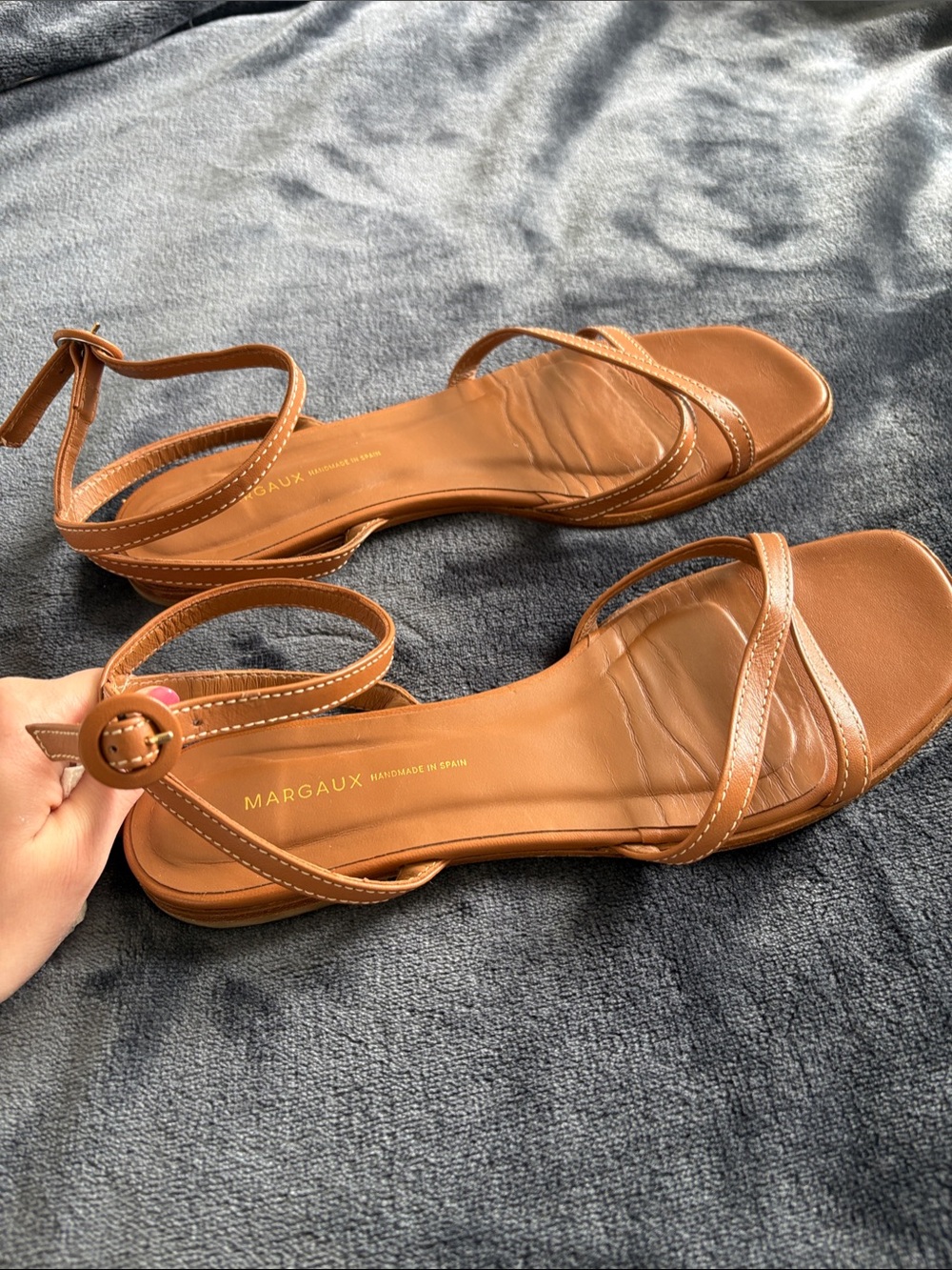 Margaux Tan Strappy Sandal